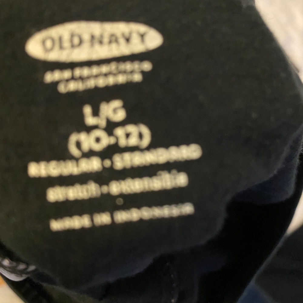 black pants